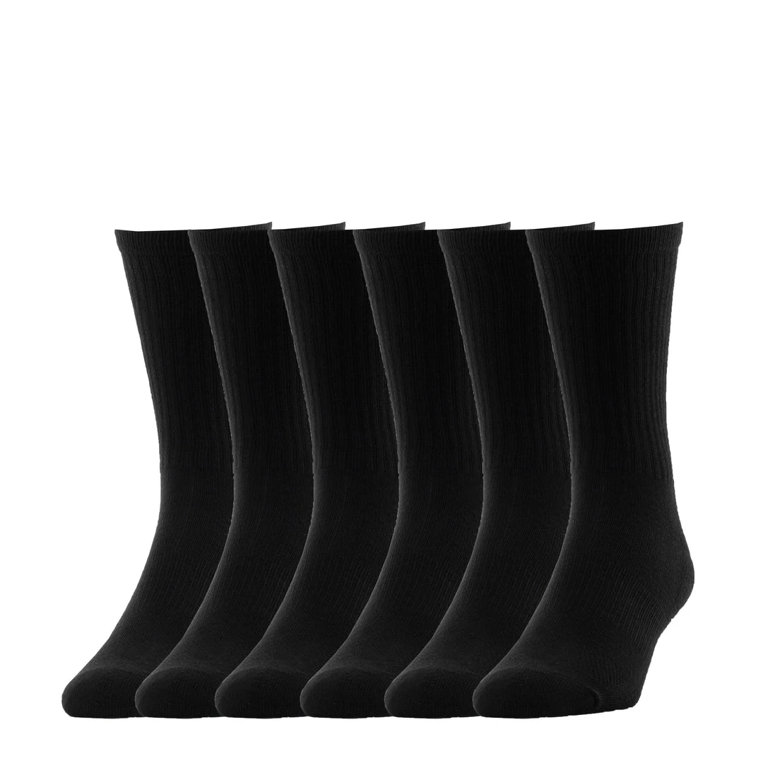 WSS BEST SELLERS 6 Pack Mens Large Crew