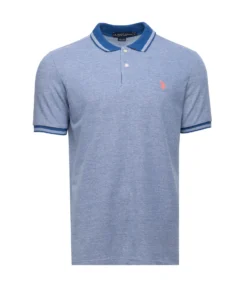US POLO ASSN. BEST SELLERS 2 Tone Birdseye Pique Polo - Mens
