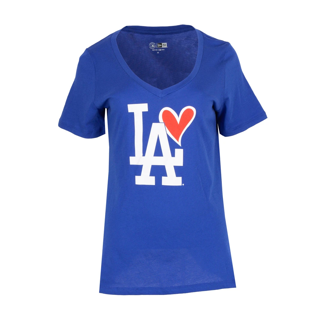 NEW ERA Dodgers Heart Tee - Womens BEST SELLERS