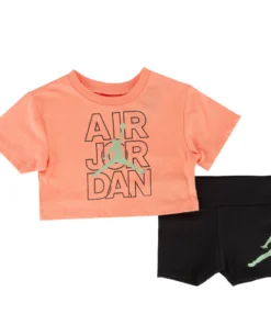 JORDAN BEST SELLERS Air Wild Bike Short Set - Girls Infant