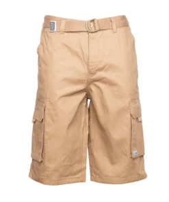 PRO CLUB BEST SELLERS Belted Twill Cargo Short - Mens