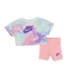 NIKE HBR Boxy Tee Bike Short Set - Girls Infant