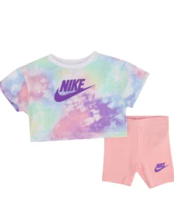 NIKE HBR Boxy Tee Bike Short Set - Girls Infant
