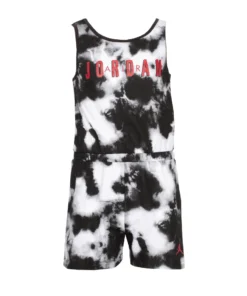 Jordan Tie Dye Romper - Girls TOD