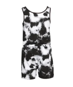 Jordan Tie Dye Romper - Girls TOD