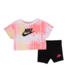 NIKE BEST SELLERS Boxy Tee Bike Short Set - Girls TOD