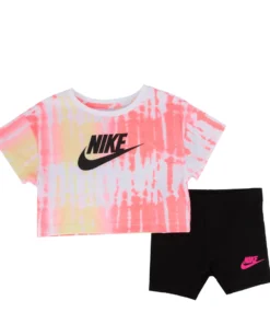 NIKE BEST SELLERS Boxy Tee Bike Short Set - Girls TOD
