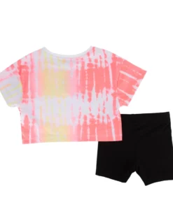 NIKE BEST SELLERS Boxy Tee Bike Short Set - Girls TOD