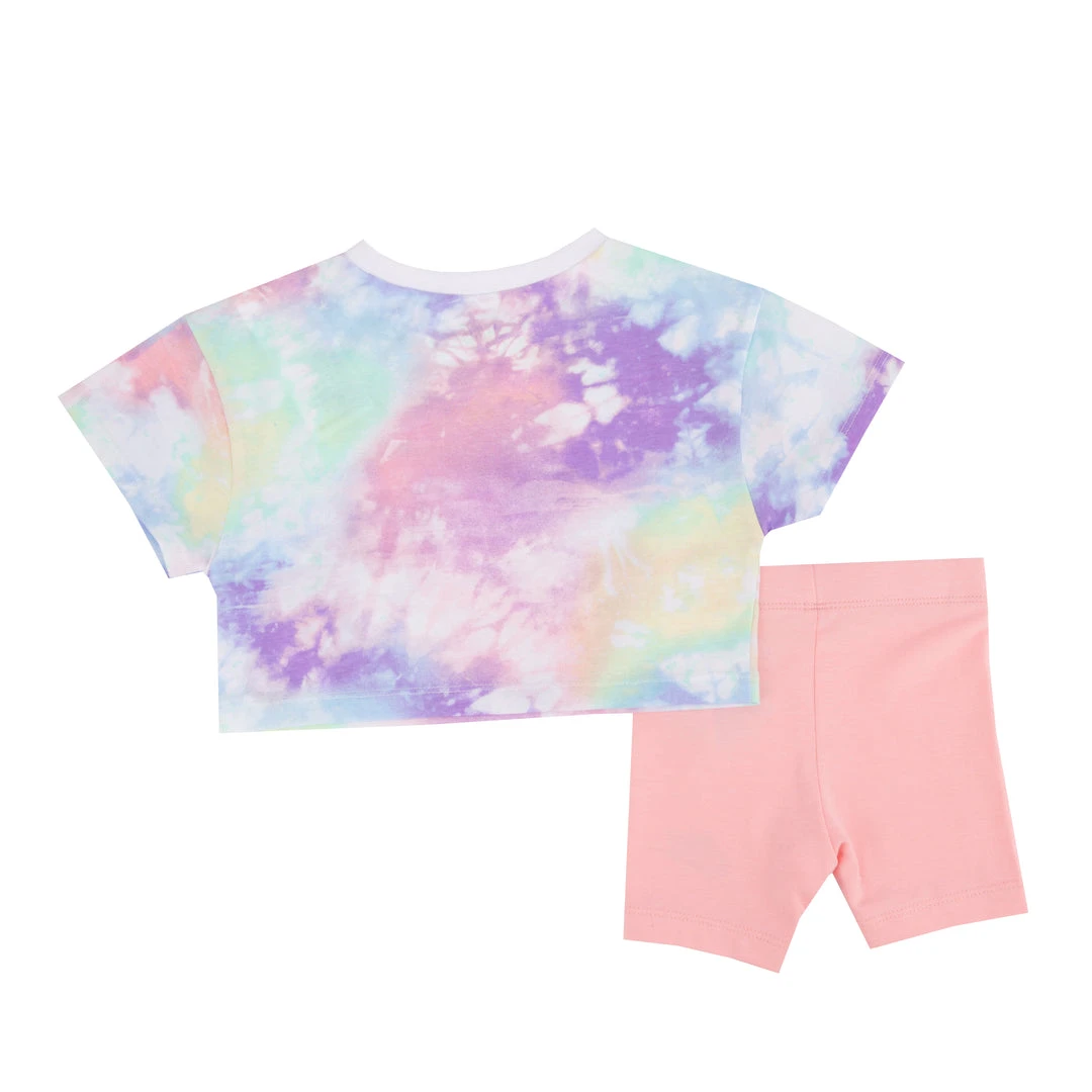 NIKE BEST SELLERS HBR Boxy Tee Bike Short Set - Girls TOD