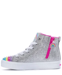 SKECHERS BEST SELLERS Flip Kicks Rainbow Cloud Hi Top - Kids