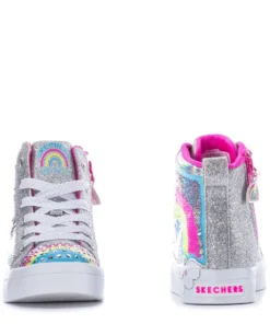 SKECHERS BEST SELLERS Flip Kicks Rainbow Cloud Hi Top - Kids