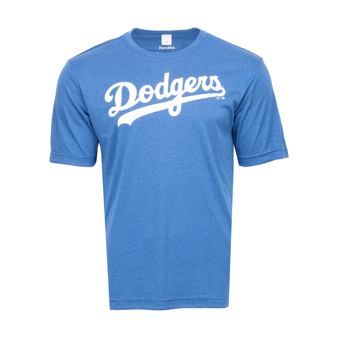 FANATICS Dodgers Synthetic WordmarkTee - Mens BEST SELLERS