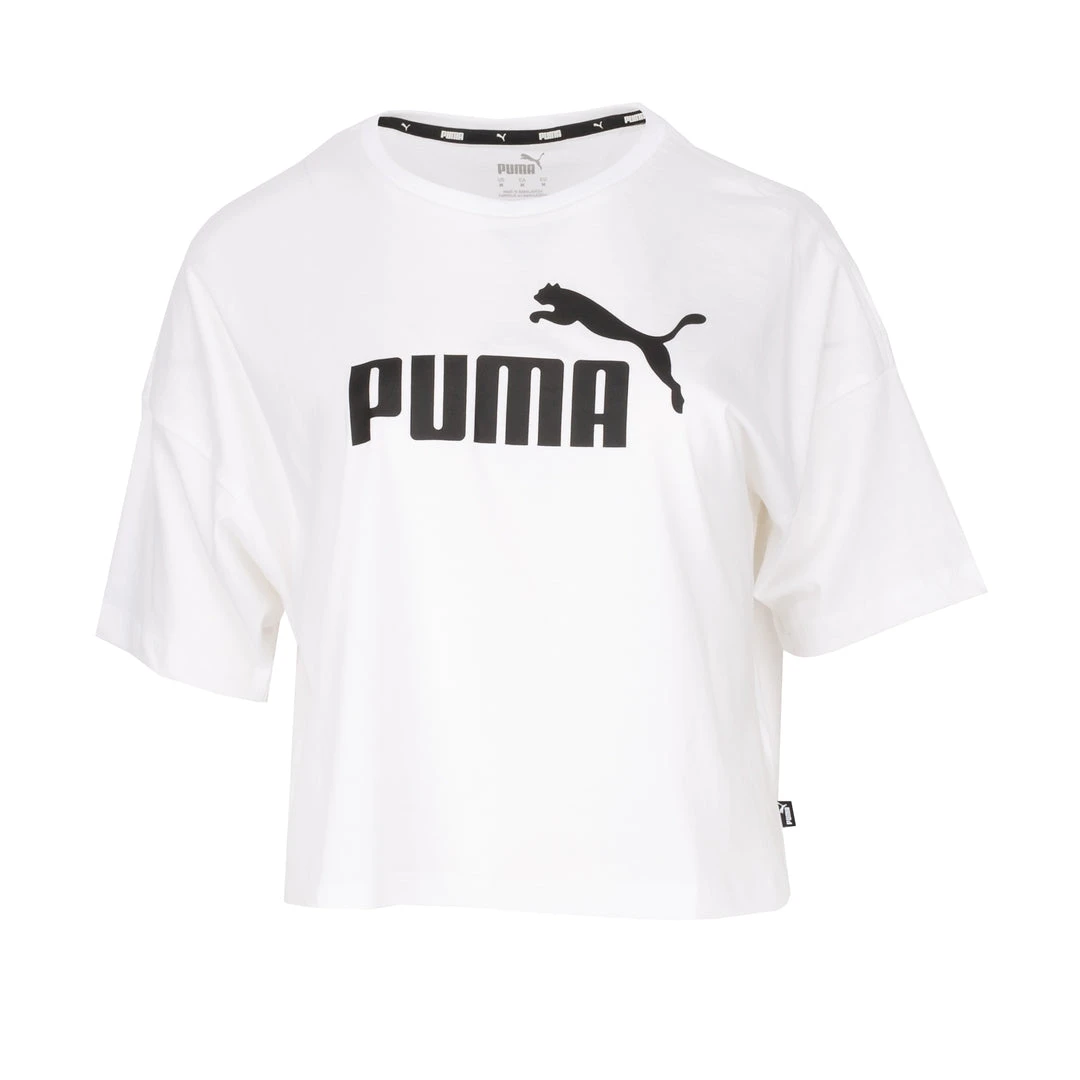 PUMA BEST SELLERS ESS Cropped Logo Tee - Womens