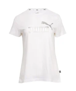 PUMA ESS Metallic Logo Tee - Womens