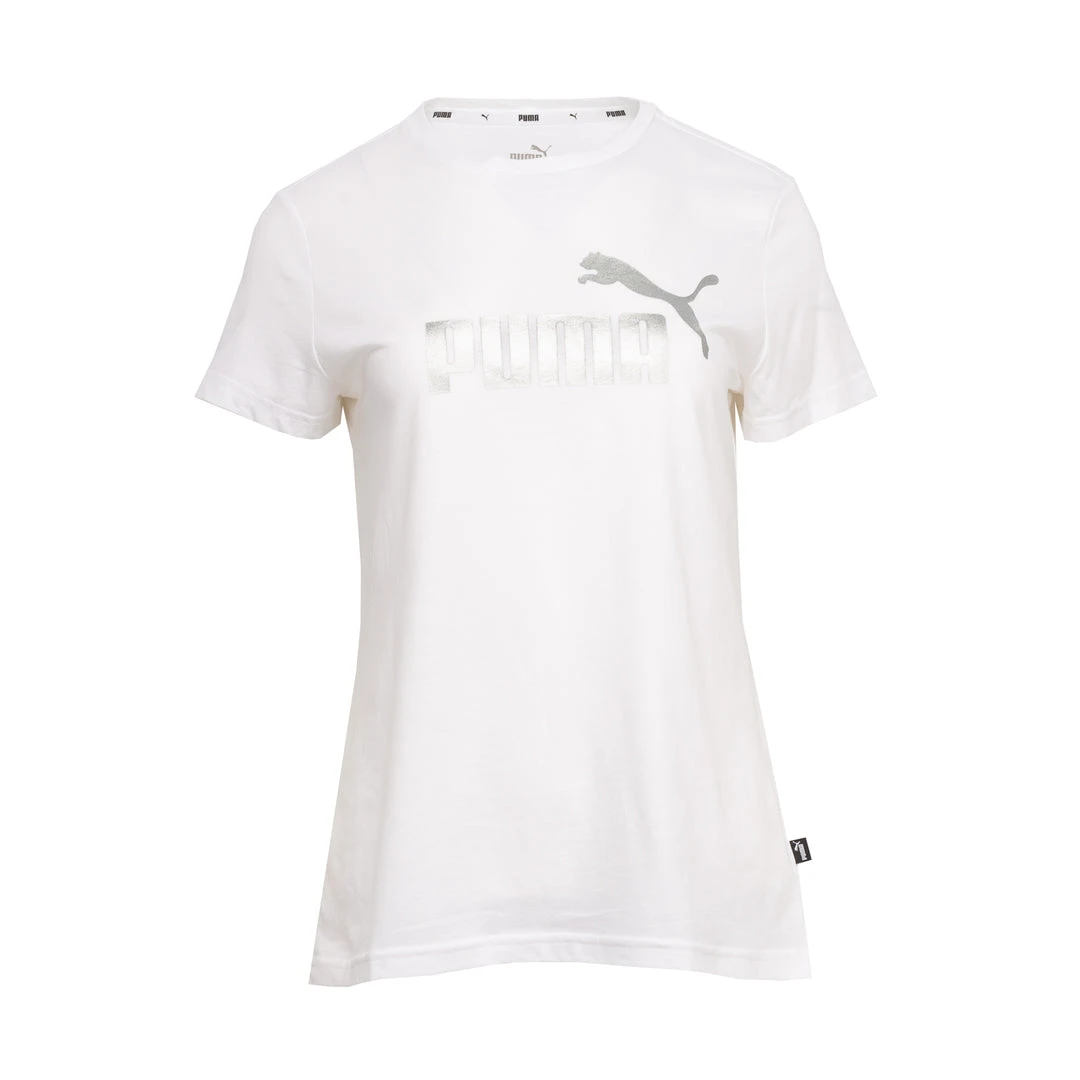 PUMA ESS Metallic Logo Tee - Womens