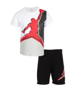 JORDAN BEST SELLERS Painted Jumpman Short Set - Boys 4-7