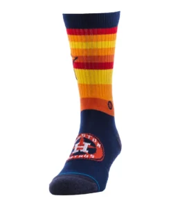 STANCE Mens HOU Astros Rainbow 2 Crew BEST SELLERS