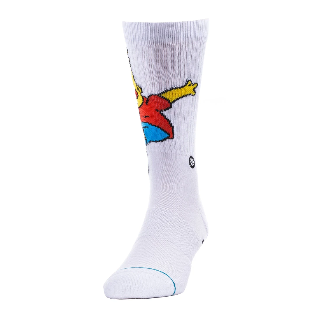 STANCE BEST SELLERS Mens Bart Simpson Crew