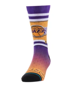STANCE BEST SELLERS Mens Fader LA Lakers Crew