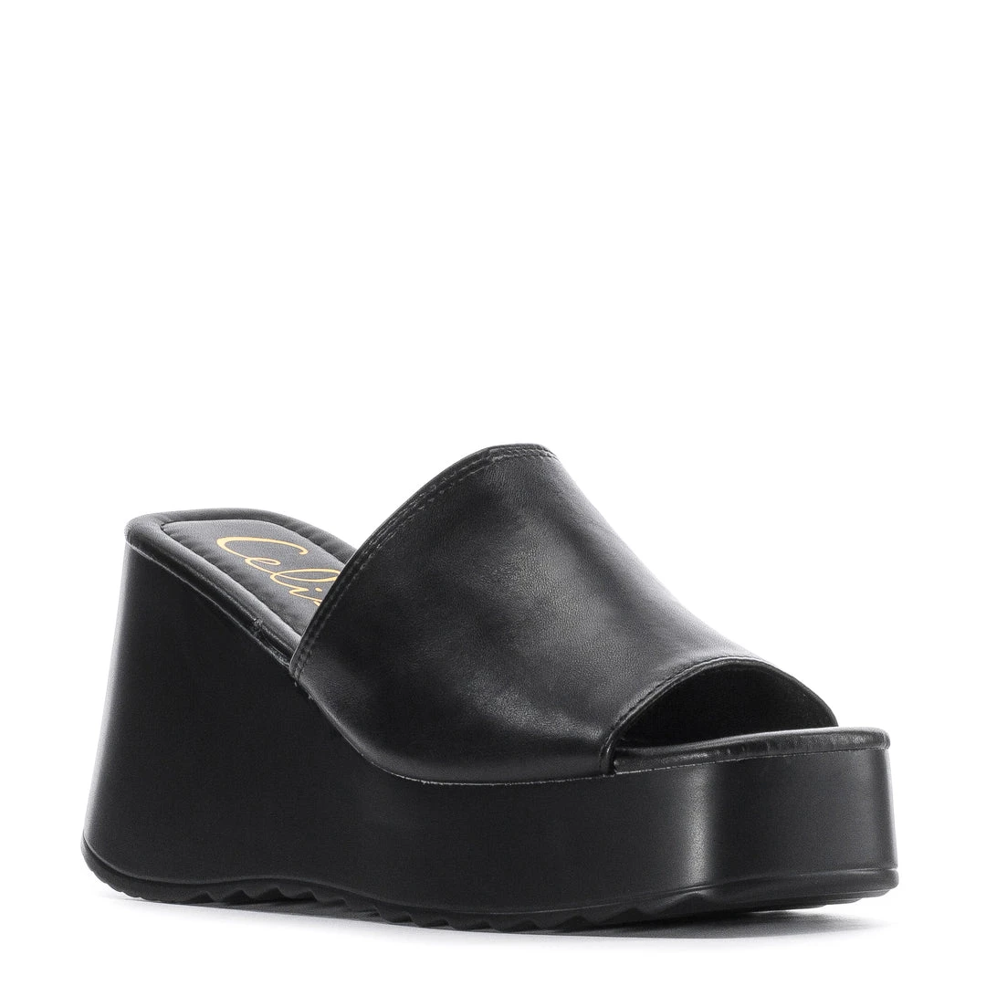 CELIA Abba High Wedge Slide - Womens