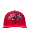 PRO STANDARD ACCESSORIES Bulls Stacked Logo Snapback Hat
