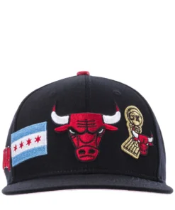 PRO STANDARD Bulls City Double Front Logo Snapback Hat