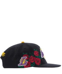 PRO STANDARD NEW ARRIVALS Lakers Roses Snapback Hat