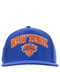 PRO STANDARD Knicks Stacked Logo Snapback Hat ACCESSORIES
