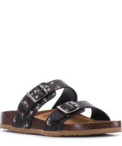 CELIA BEST SELLERS Bounty Footbed Slide Wide- Womens
