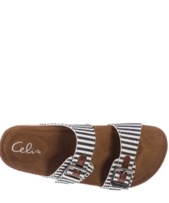 CELIA Bounty Footbed Slide Wide - Womens