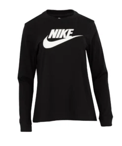 NIKE ESS Icon LS Futura Tee - Womens