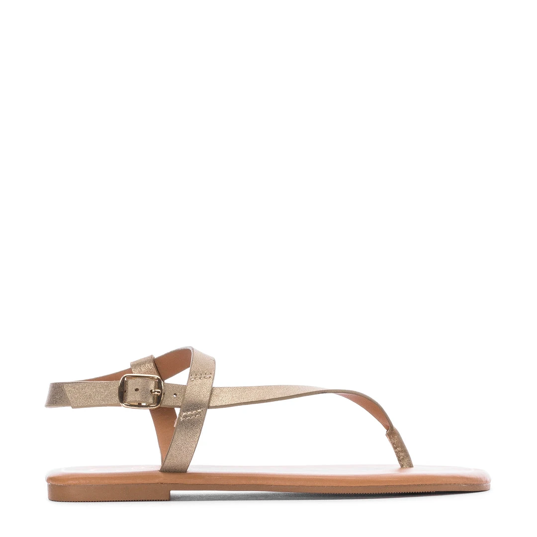 CELIA BEST SELLERS Calico Asymmetrical Sandal - Womens
