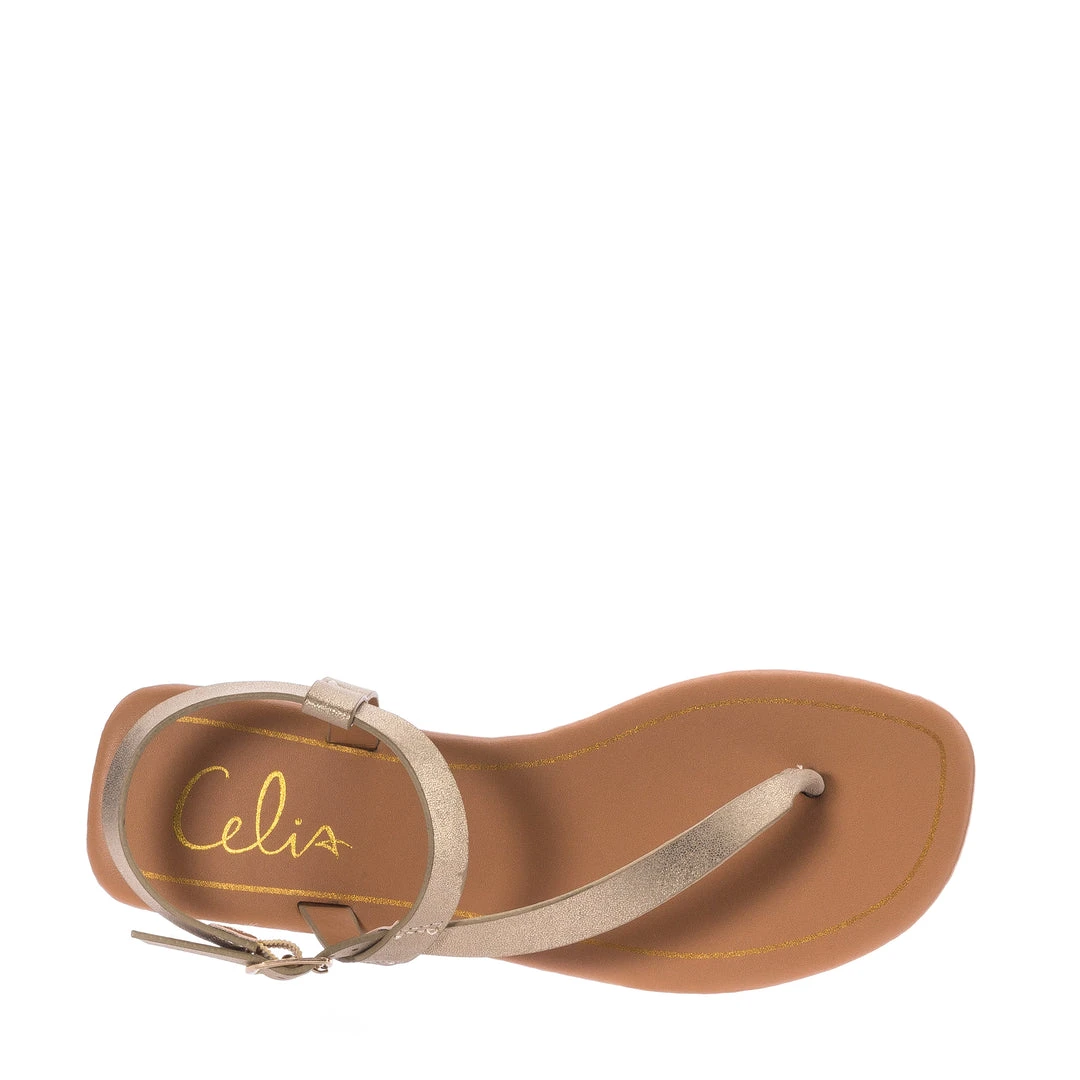 CELIA BEST SELLERS Calico Asymmetrical Sandal - Womens