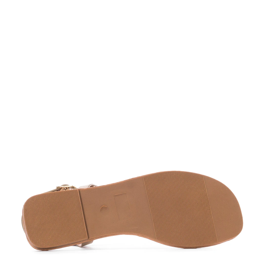 CELIA BEST SELLERS Calico Asymmetrical Sandal - Womens