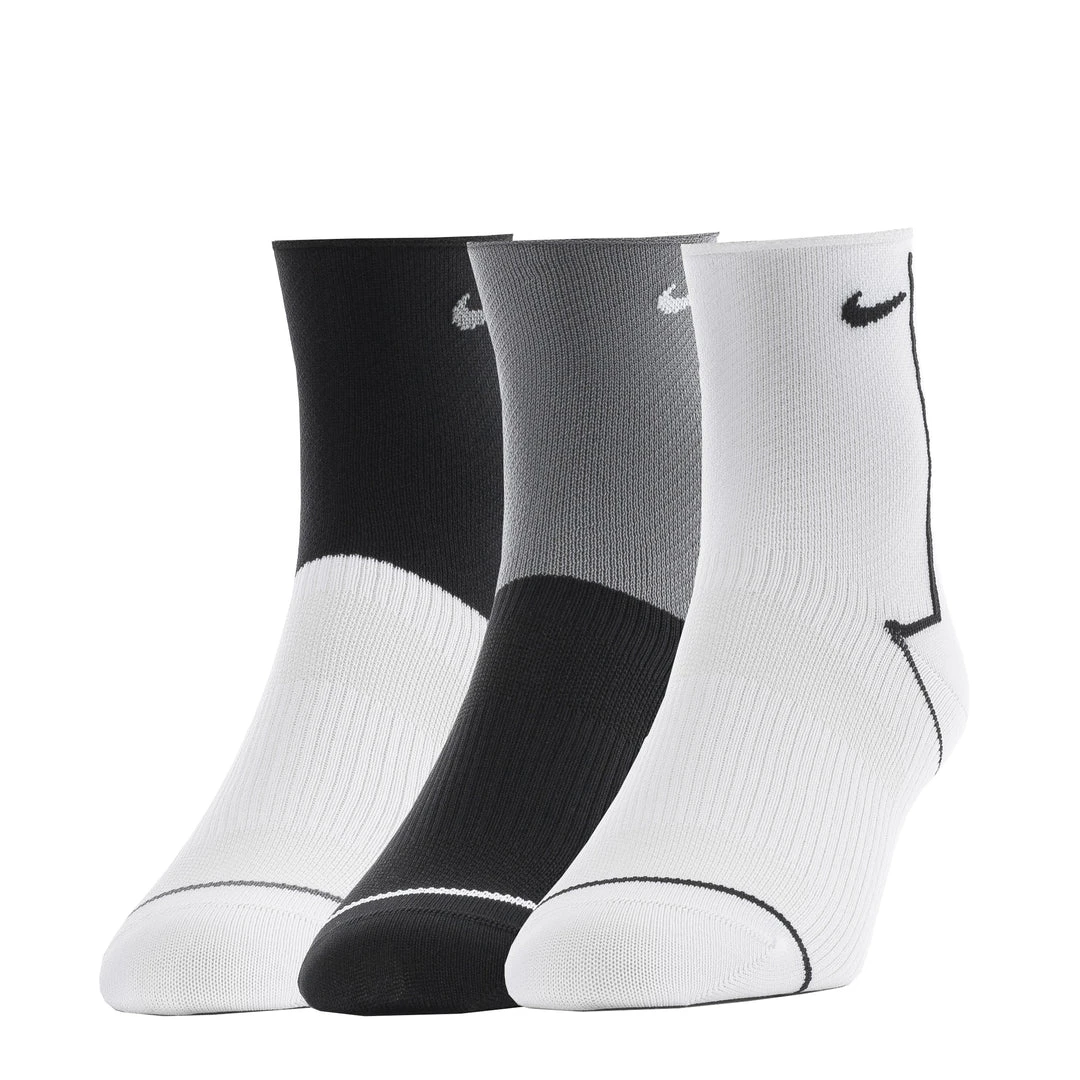 NIKE BEST SELLERS 3 Pack Womens Everyday Plus Training Quarter