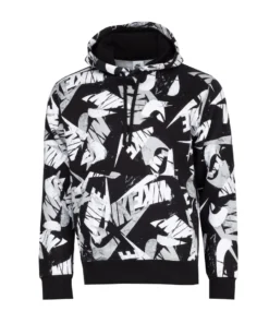 NIKE BEST SELLERS Club AOP Faded Print Hoody - Mens