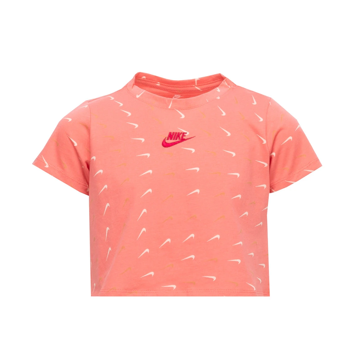 NIKE Crop Swooshfetti Tee - Girls 7-16x