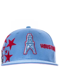 PRO STANDARD NEW ARRIVALS Oilers Stars Logo Snapback Hat