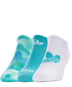 ADIDAS BEST SELLERS 3 Pack Womens Originals Statement Color Wash No Show