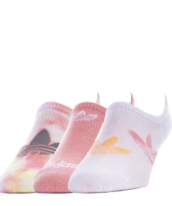 ADIDAS 3 Pack Womens Originals Color Wash Super No Show BEST SELLERS