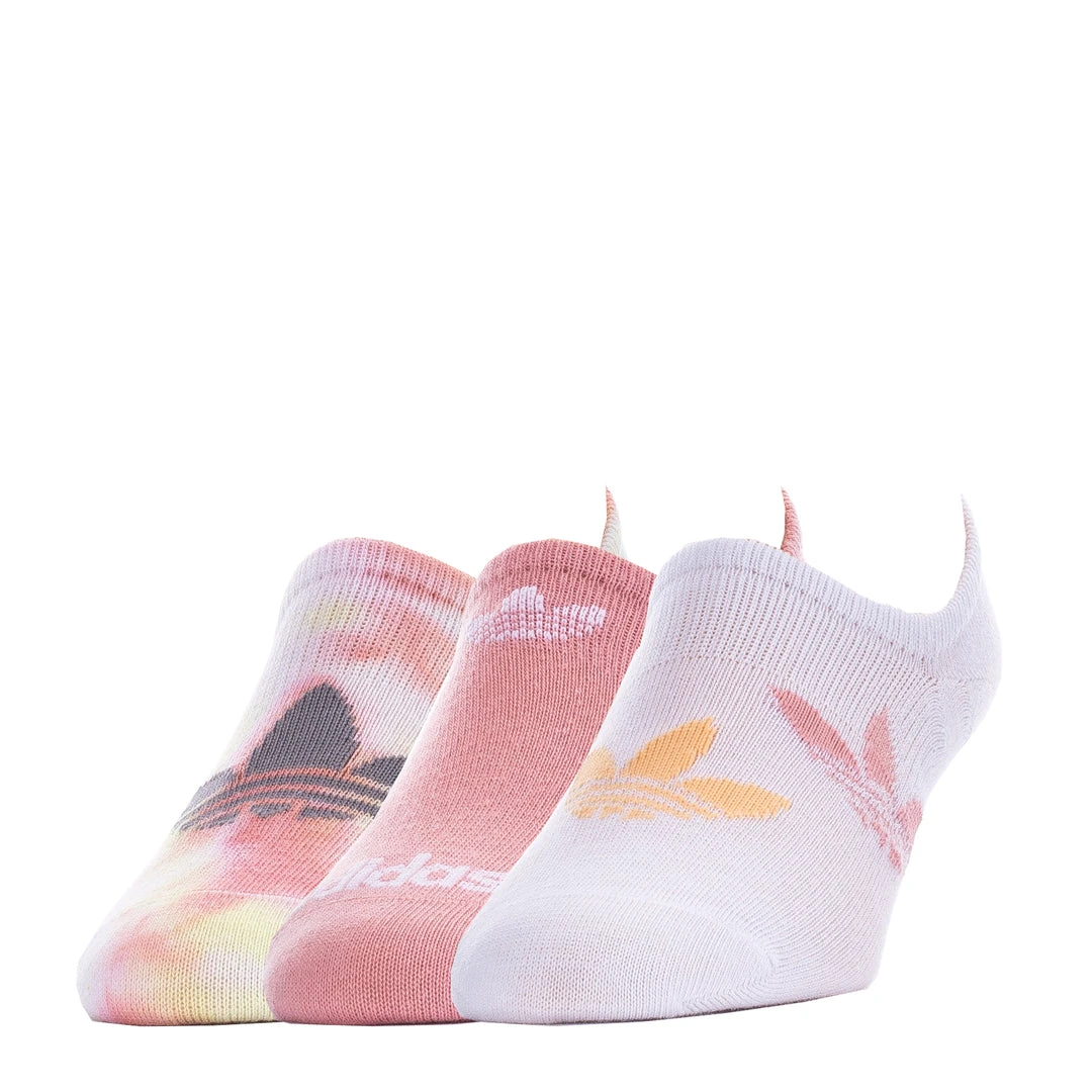 ADIDAS 3 Pack Womens Originals Color Wash Super No Show BEST SELLERS