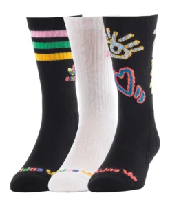 ADIDAS 3 Pack Womens Originals Pride Crew NEW ARRIVALS