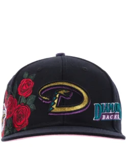 PRO STANDARD Diamondbacks Retro Logo Roses Snapback Hat