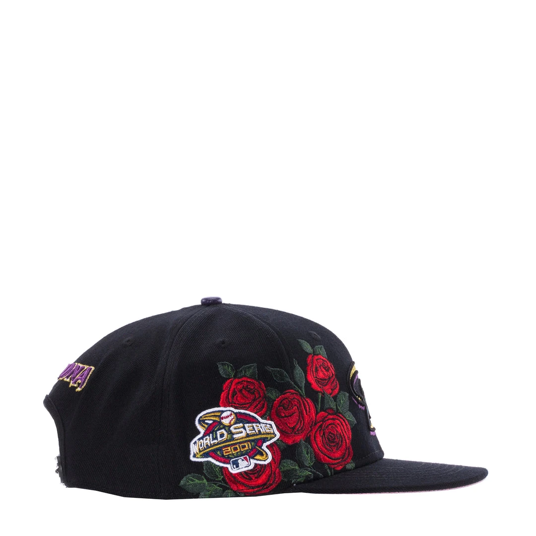PRO STANDARD Diamondbacks Retro Logo Roses Snapback Hat