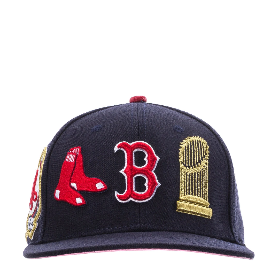 PRO STANDARD Red Sox City Double Front Logo Snapback Hat NEW ARRIVALS