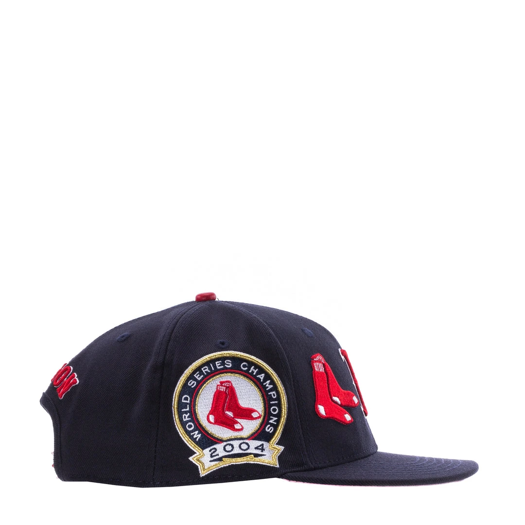 PRO STANDARD Red Sox City Double Front Logo Snapback Hat NEW ARRIVALS