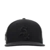 PRO STANDARD NEW ARRIVALS White Sox Triple Black Logo Snapback Hat