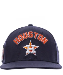 PRO STANDARD ACCESSORIES Astros Stacked Logo Snapback Hat
