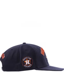 PRO STANDARD ACCESSORIES Astros Stacked Logo Snapback Hat
