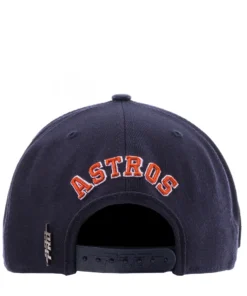 PRO STANDARD ACCESSORIES Astros Stacked Logo Snapback Hat